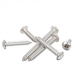 A2 DIN7981 #10 4.8mm 304 Stainless Steel Screw Countersunk Self Tapping Wood Screws 4.8mm*30mm