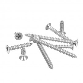 A2 DIN7982 #8 304 4.2mm Stainless Steel Screw Countersunk Self Tapping Wood Screws 4.2mm*10mm