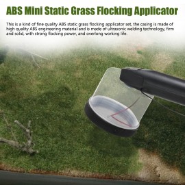 ABS Mini Static Grass Flocking Applicator with Antiskid Handle for DIY Scenic Modelling Sand Table