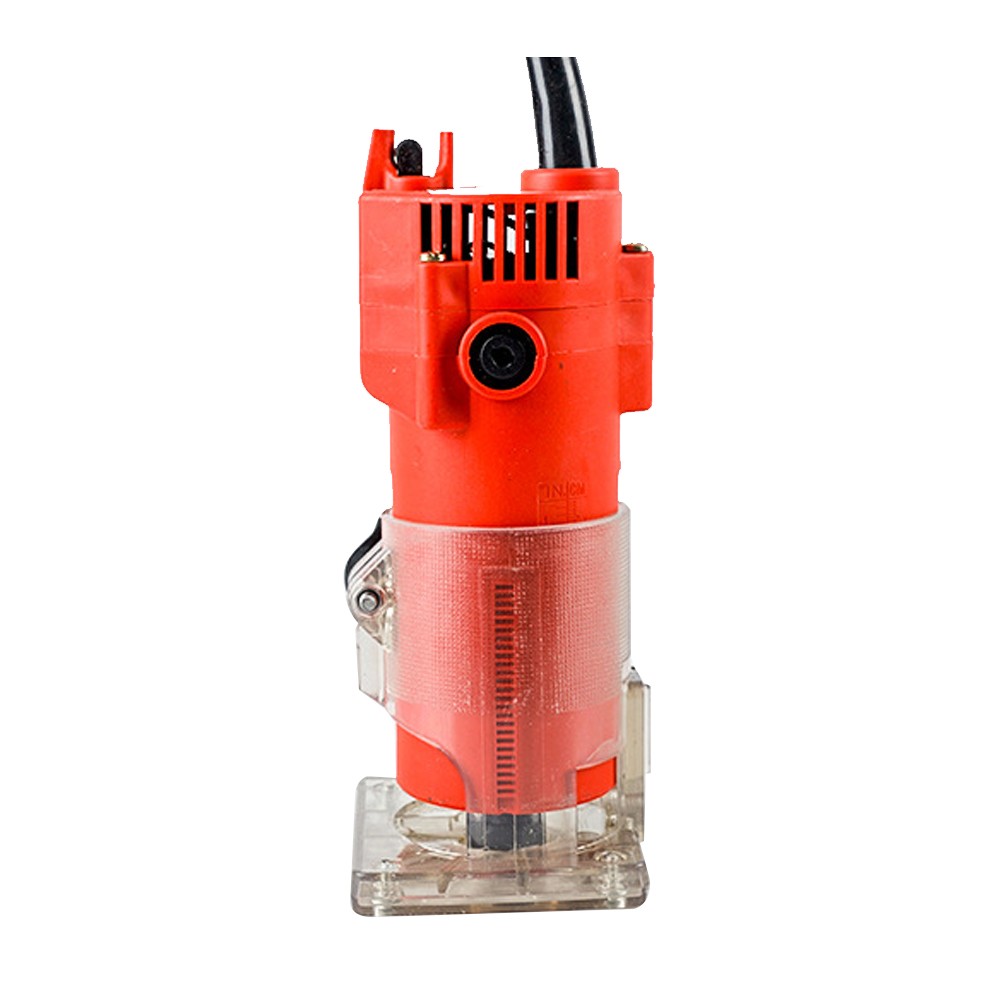 220V 30000rpm 1/4inch 6.35mm Multifunctional Portable Electric Trimmer Router Woodworking Engraving Trimming Machine Wood Working Tool