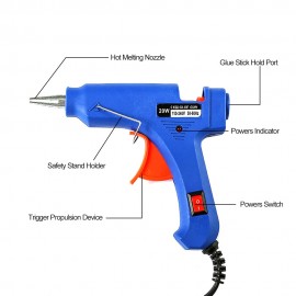 20W 100V-240V High Temperature Hot Melt   Glue Guns Automatic Temperature Heating   Power Fast Heat Tool for DIY Crafts / Projects   / Fast Home Repairs / Creative Arts